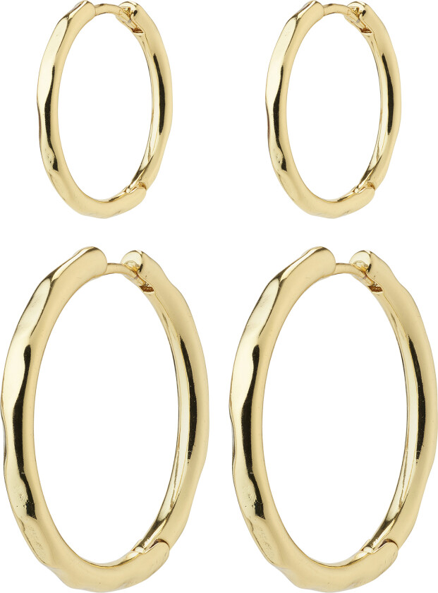 EVE Hoop Earrings 2in-1 set Gold-plated - Kreoler