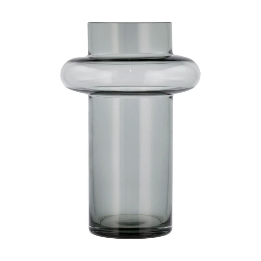 Tube glassvase 25 cm Smoke