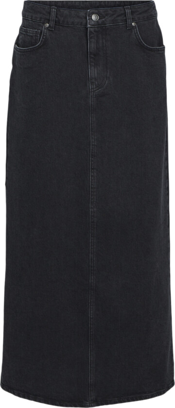 Objellen MW Long Denim Skirt Noos Str M - Maxi Skjørt