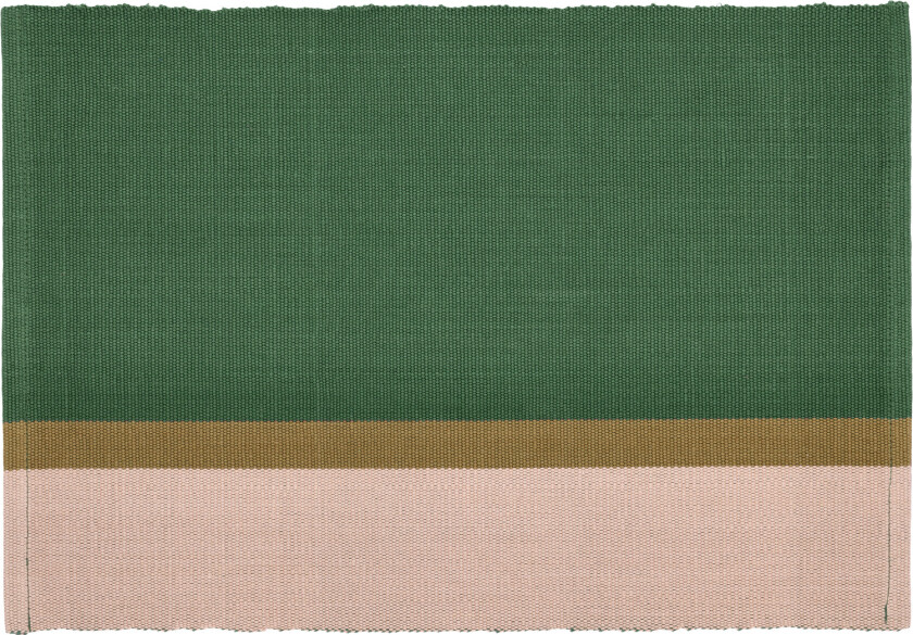 Spisebrikke 33x48 Impression Green Str L:48cm B:33cm H:0.3cm - Dekkservietter Bomull