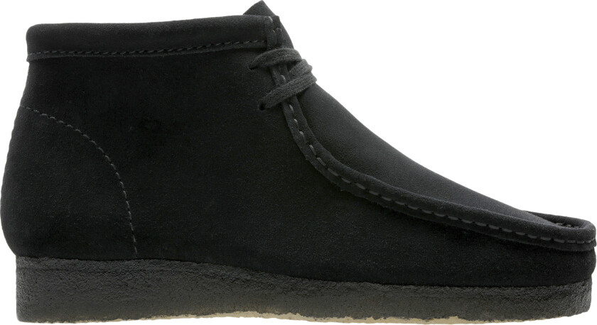 Wallabee Boot Black Sde, G, 7 Mand Snørestøvler Str 42