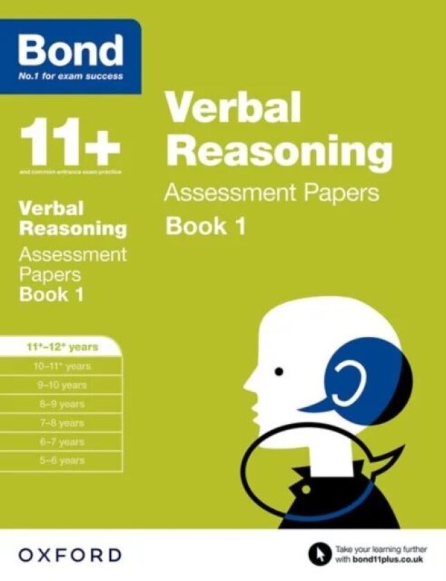Bond 11+: Verbal Reasoning: Assessment Papers av J M Bond, Bond 11+