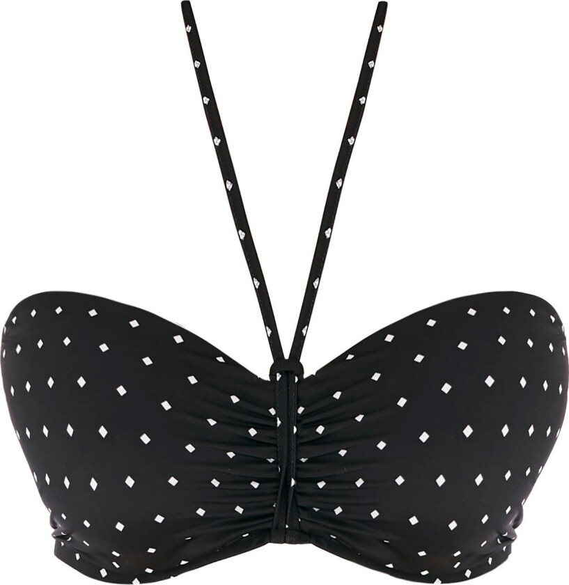 Jewel Cove Padded Bandeau bra As7233blk Str E 75 - Bikini Topper