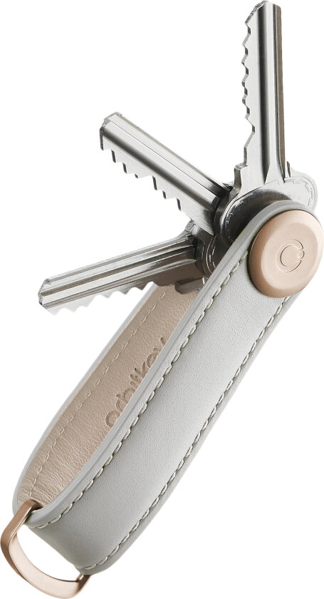 Bilde av Leather Stone/grey - Nøkkelringer