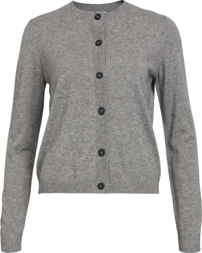 Objthess L/S Short Cardigan Noos Str M - Cardigans