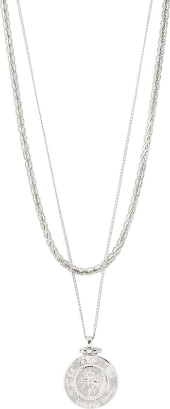 Necklace : Nomad : Silver Plated - Halskjeder Med Anheng