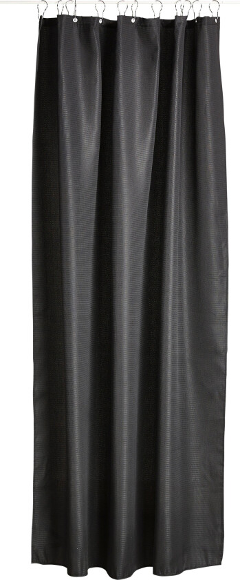 Badeforhæng Black Lux Str L: 200 cm. B: 180 cm. - Dusjforheng Polyester