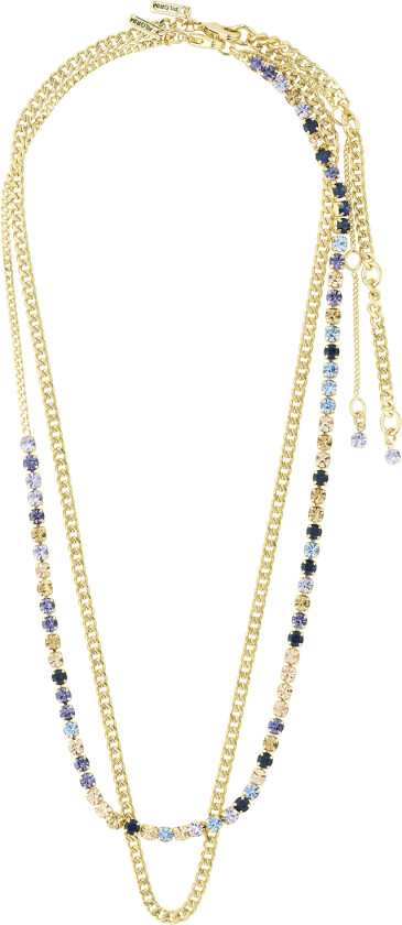 Reign Necklaces, 2in-1 set, Gold-plated - Perlehalskjeder