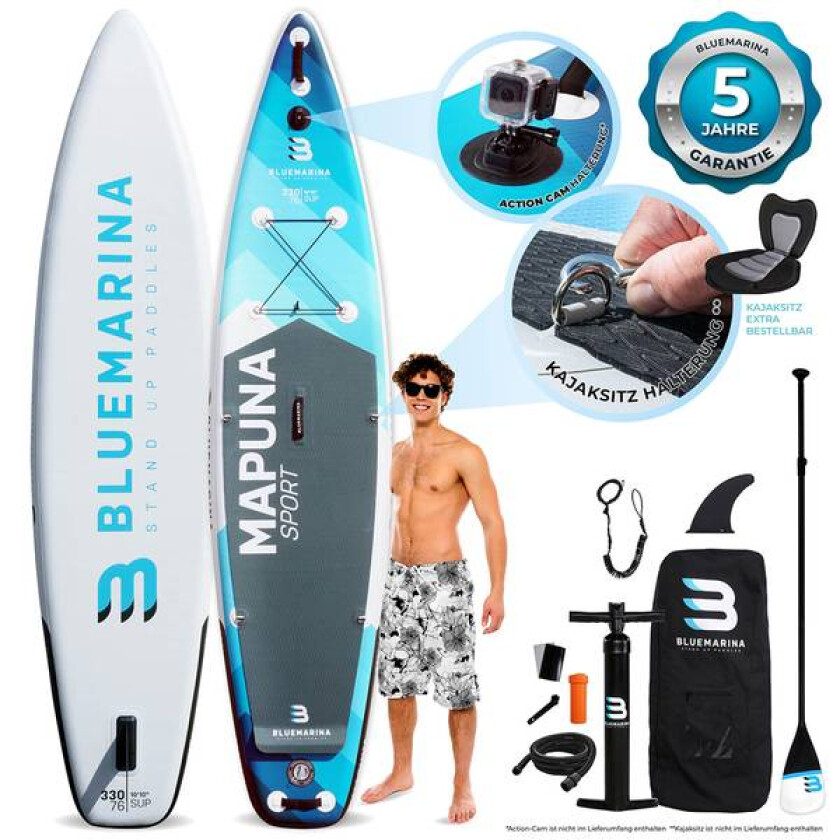 Bluemarina SUP Board Mapuna med kickpad, 330x76x15 cm