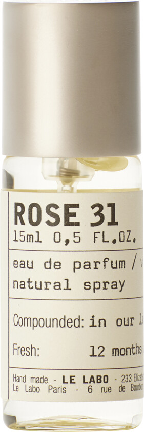 Rose 31 Eau de Parfum - For Henne Tre