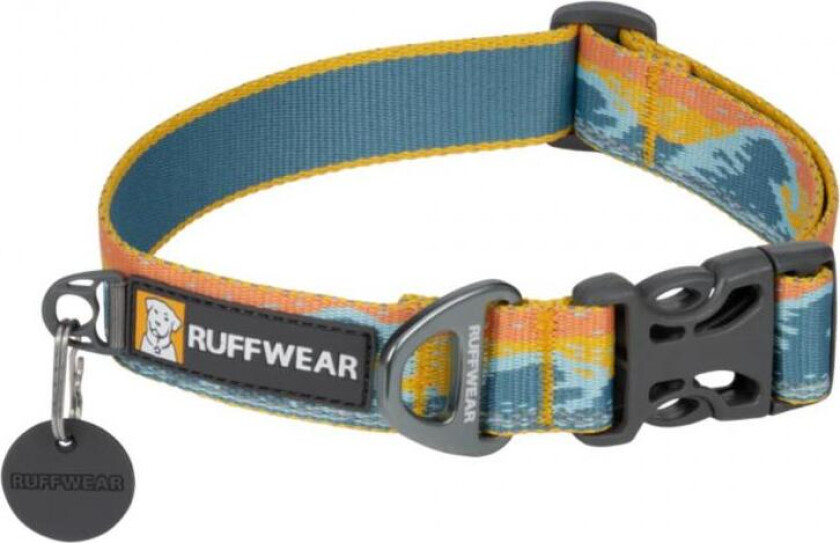 Crag Reflective Dog Collar 51-66 cm, Rising Wave