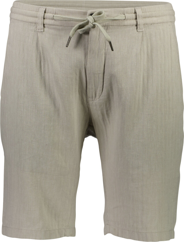 Linen Blend Herringbone Shorts Str XL - Casual Shorts