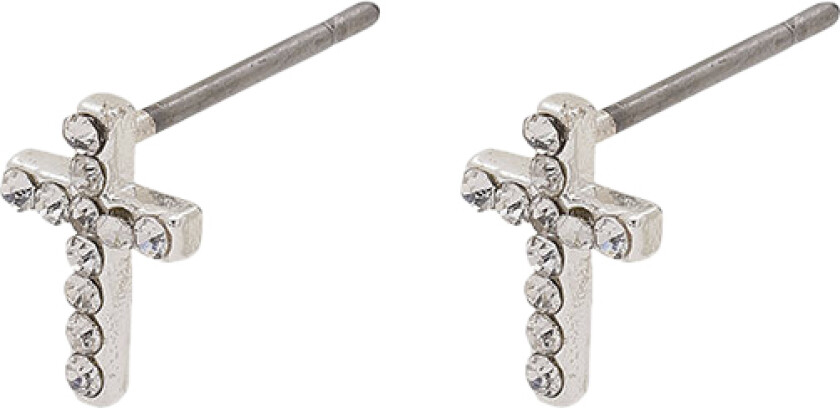 Øreringe : Clara_PI : Sølvbelagt : Krystal - Øredobber