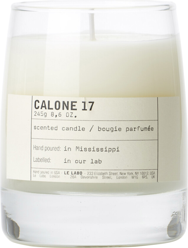 Calone 17 Classic Candle - Duftlys Glass