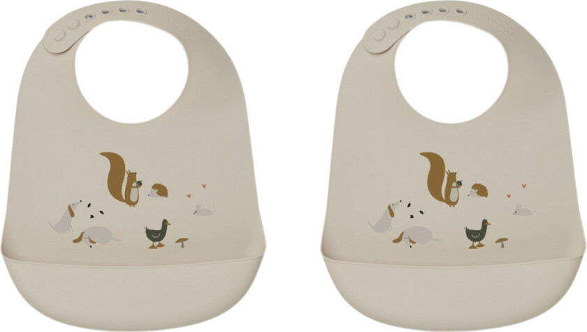 Tilda Silicone Bib 2pack - Smekker