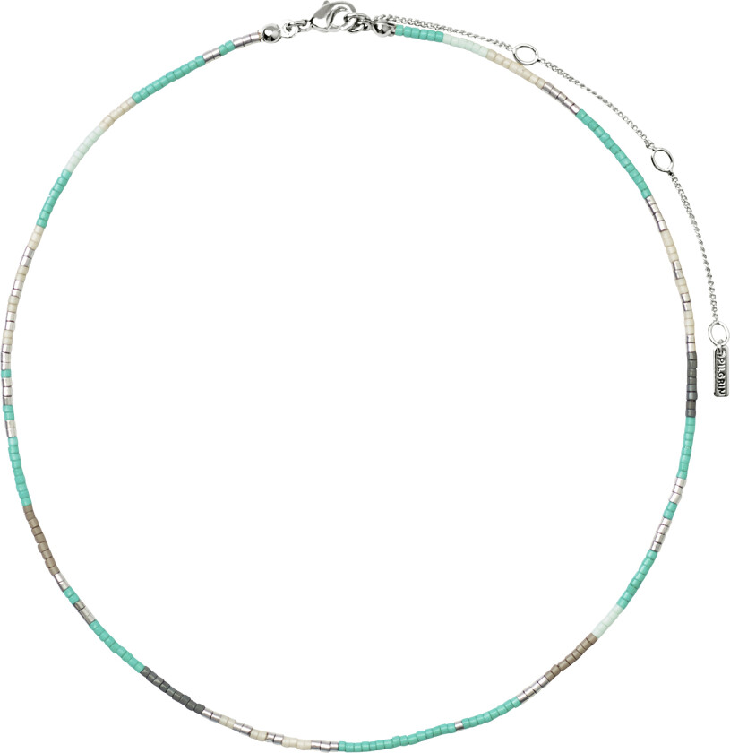 Alison Necklace Mint, Silverplated - Perlehalskjeder