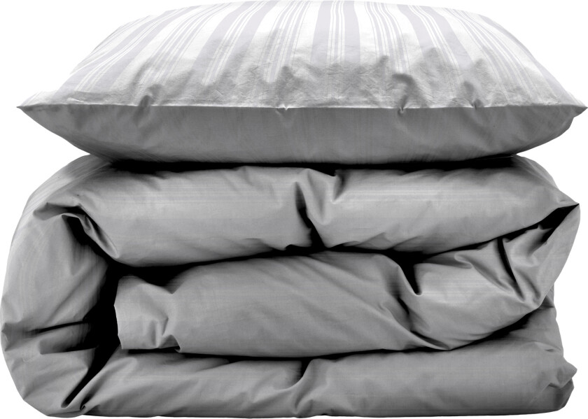 Sengesett 140 x 200 cm Noble White Bomull 100% Sateng Str L:200cm B:140cm H:0.1cm - Sengetøy Bomull