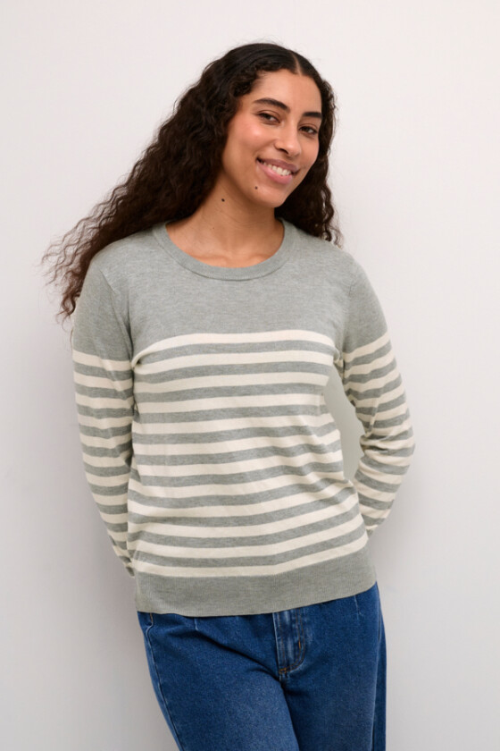 Kalizza Striped Knit Pullover Str XL - Gensere