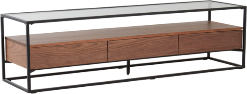 TV-benk 40x150 cm Valnøttfinér