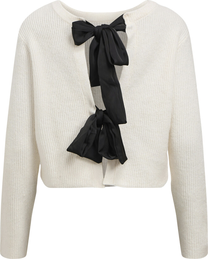 Objparvi Sateen BOW Knit Cardigan D Str S - Gensere
