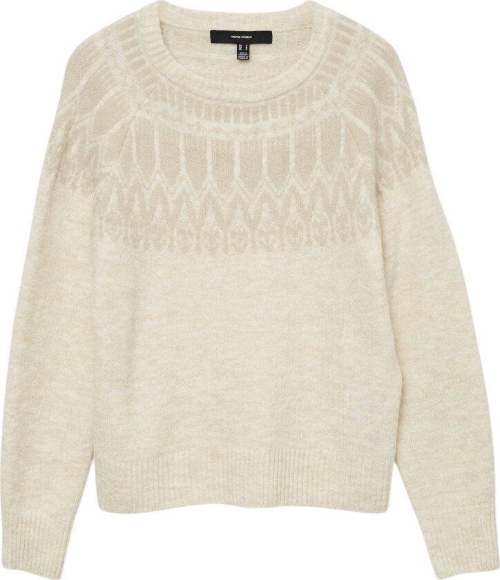 Vmsimone LS Nordic Pullover GA REP Str L - Gensere