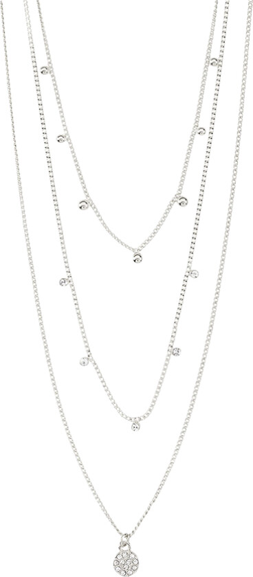 Chayenne Recycled Crystal Necklace Silverplated - Halskjeder Med Anheng