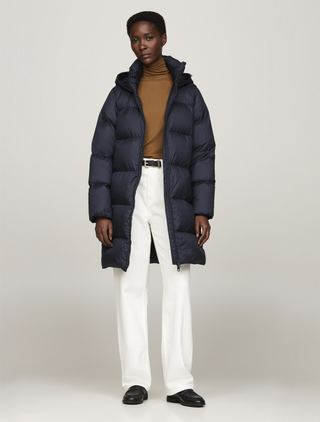 HW Down Casual Coat Str M - Ullfrakker