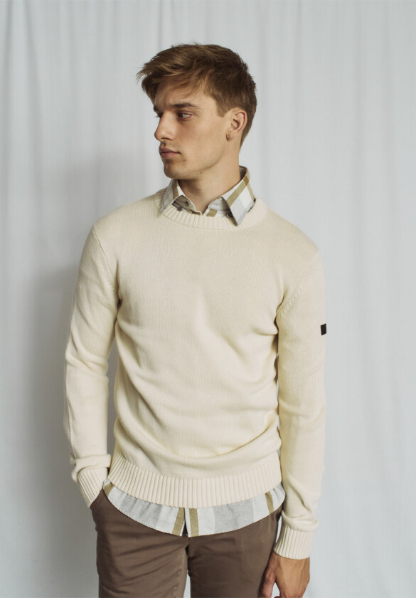 BS Azure Regular Fit Knitwear Str M - Gensere