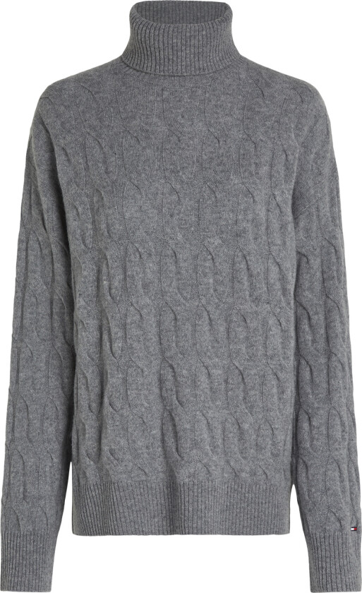 Soft Wool Cable Rollnk LS SWT Str XL - Høyhalset
