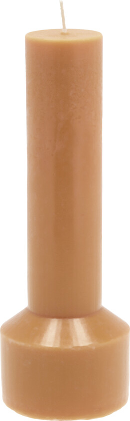Kubbelys Styles D7 x 20 cm Amber Parafin/stearin Str L:7cm B:7cm H:20cm - Blokker Lysestaker