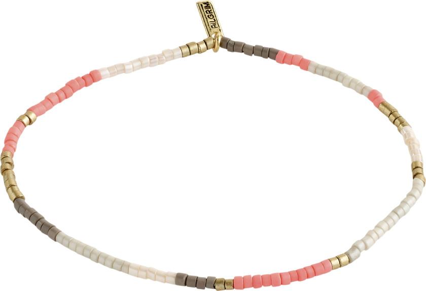 Alison Bracelet Rose, Goldplated - Perlearmbånd Lycra