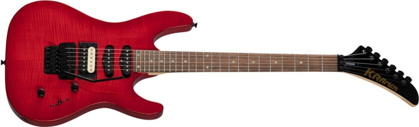 Striker Figured Hss Floyd Rose Special Transparent Red