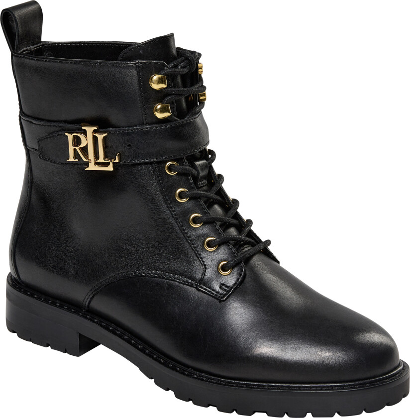 Eldridge Burnished Leather Boot Kvinde Snørestøvler Str 38 - Bomull