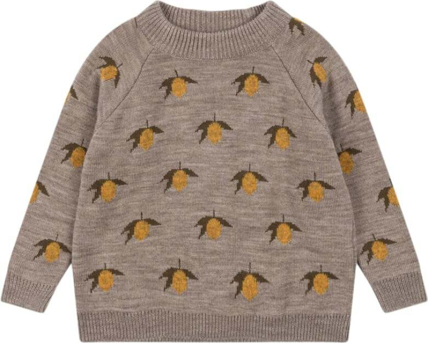 Belou Lemon Knit Blouse Str 3Y - Bluser Ull