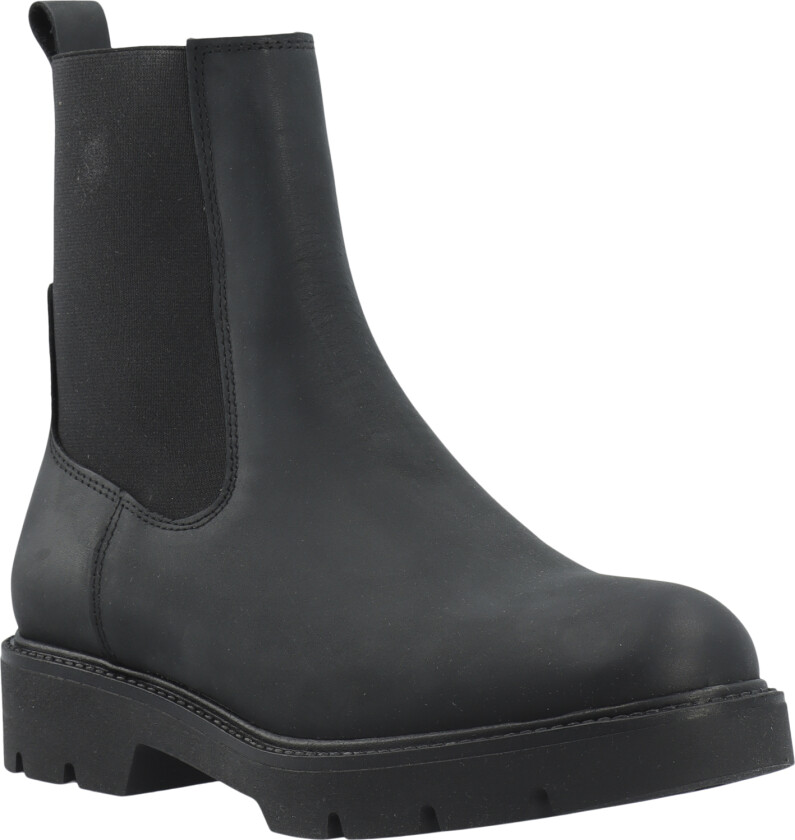 Biaothilia Warmlined Chelsea Boot Waxed Leather Kvinde Chelsea Boots Str 41