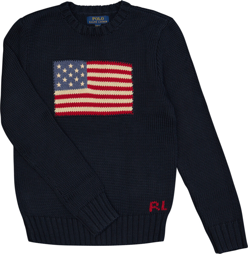 Combed Cottonflag CN Swtr-tp-swt Str 3År - Strikket