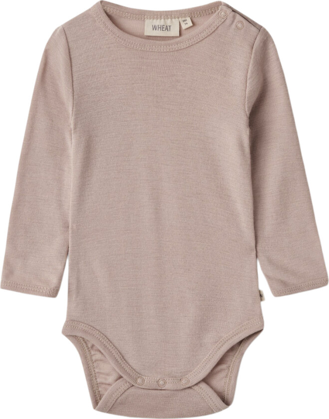 Langærmet Uld Body Str 2 år / 92 cm - Langermet Bodies Merinoull