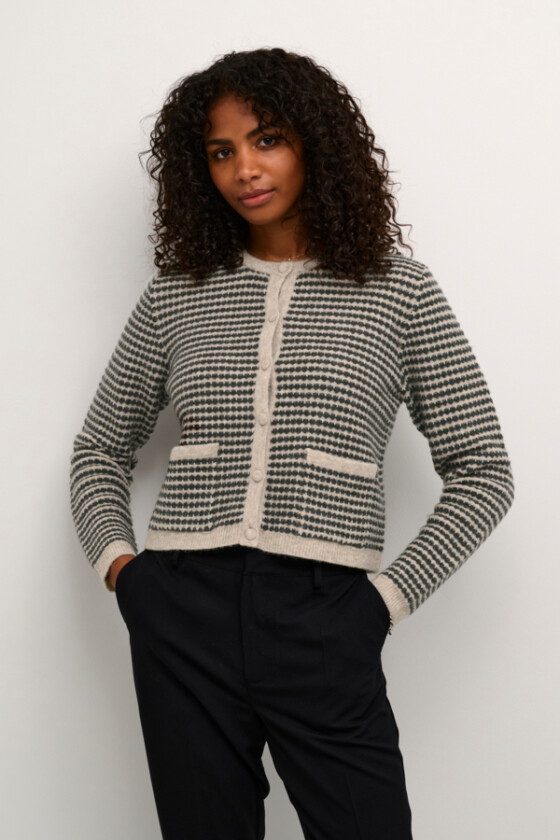 Kaellery Knit Cardigan Str XXL - Cardigans