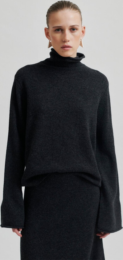 Neva Knit Tneck Str S - Gensere Merinoull
