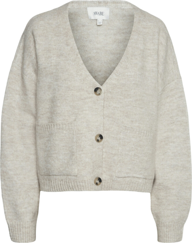 Vmgemma LS Vneck Knit Cardigan VMA Str L - Cardigans
