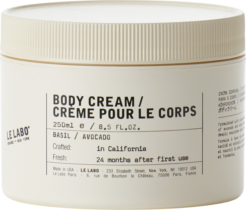 Body Cream Basil - Kremer