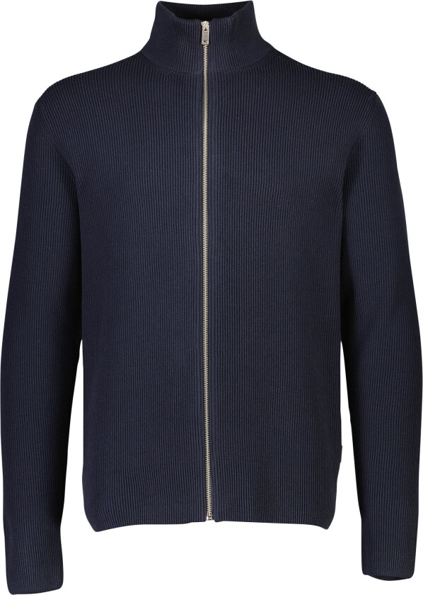 Knitted zip Cardigan Str XXL - Cardigans