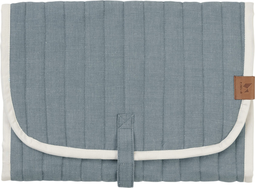 Changing Mat Chambray - Blue Spruce - Stellevesker Bomull