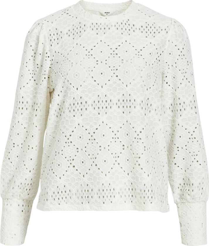Objfeodora L/S TOP Noos Str L - Langermede Bluser