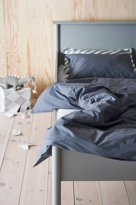 MINI sengesett sprinkelseng - økologisk Tordenblå