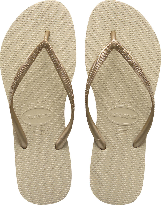 Slim Kvinde Flip Flops Str 35-36 - Gummi