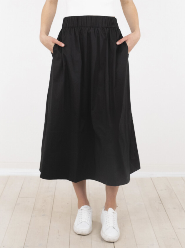 Yara Poplin Skirt Str 38 - Maxi Skjørt