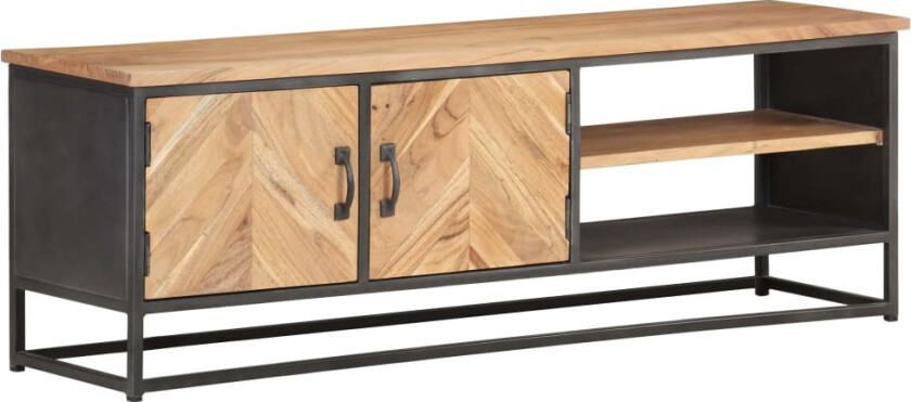 TV-benk 120x30x40 cm heltre akasie