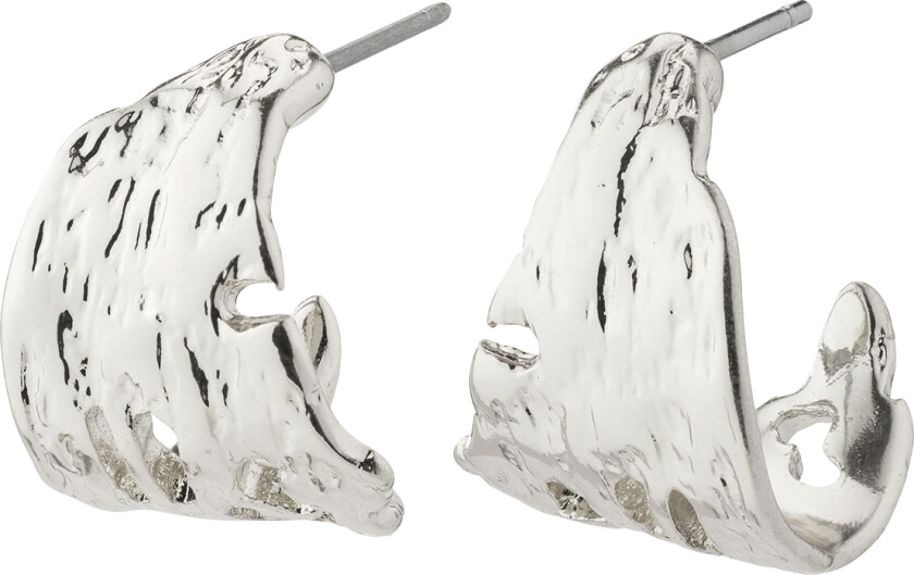 Brenda Recycled Earrings Silverplated - Kreoler