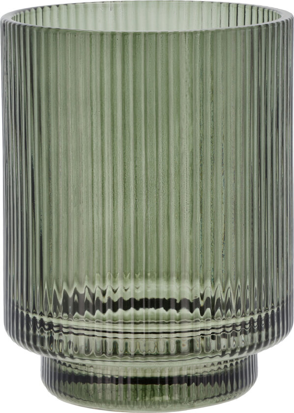 Tannbørsteholder Clarity 8 x 10,3 cm Dark Green Glass Str H:10,3cm Ø:8cm - Tannkrus Glass